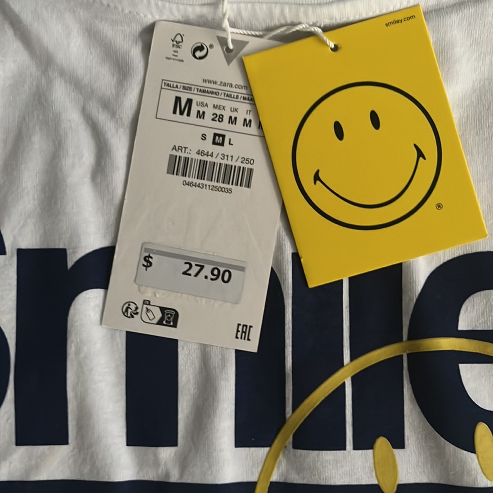 ZARA Smiley tee - Picture 5 of 5